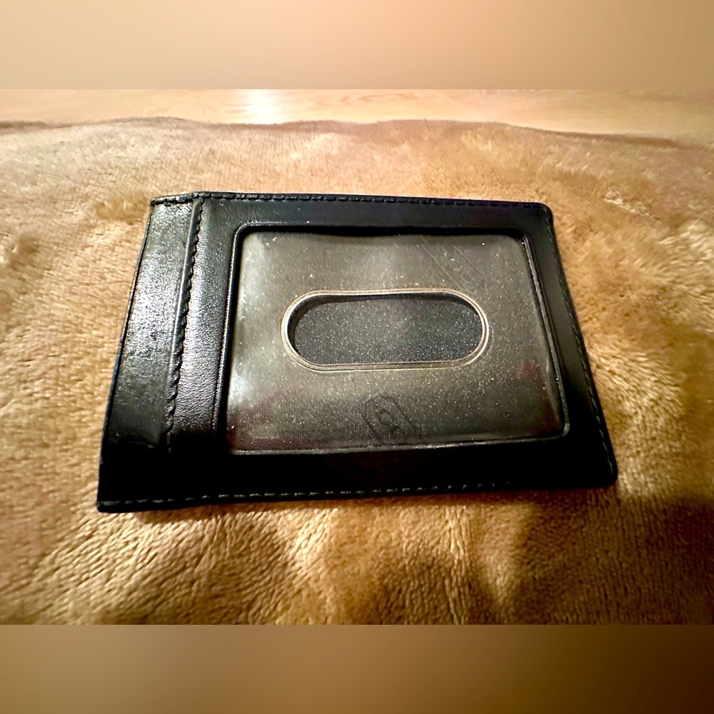 Vintage Rare 1990’s COACH Black Leather Slim Wallet Men - Good condition 💫